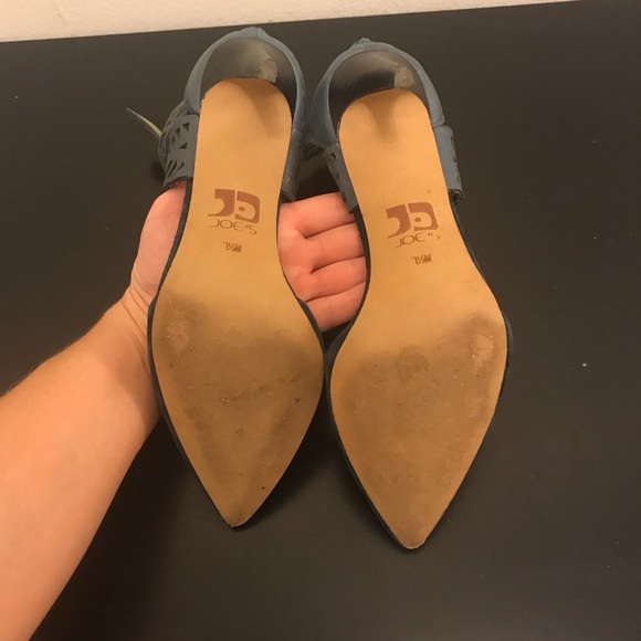 Joe’s Jeans Blue Heels 7.5 - Picture 7 of 7